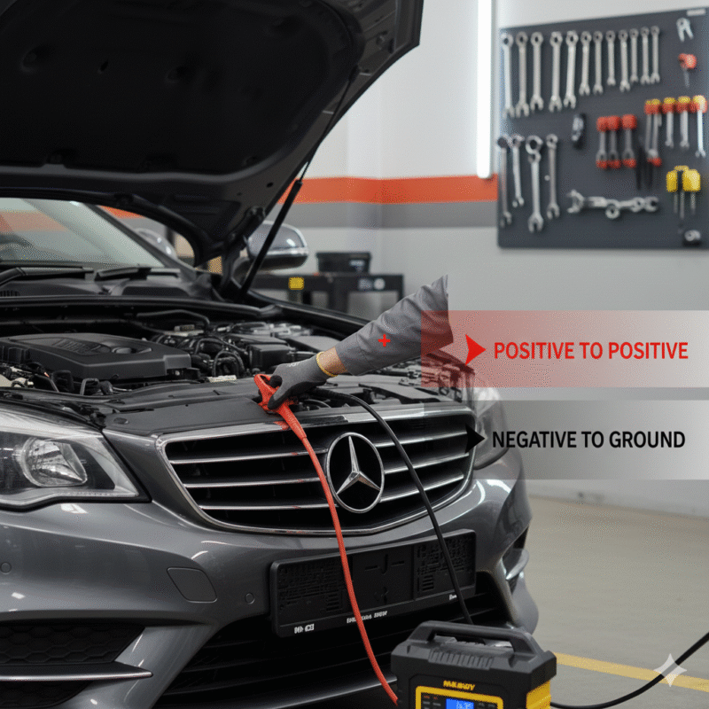 booster pack connection weak battery jumpstart Dubai
