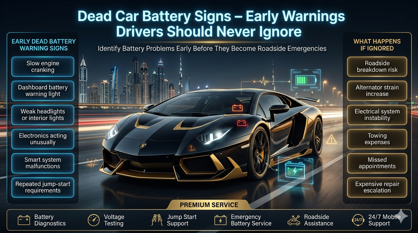 Dead Car Battery Signs – Early Warnings Drivers Should Never Ignore