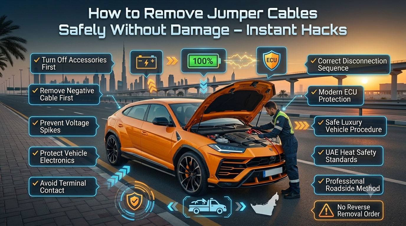 How to Remove Jumper Cables Safely Without Damage-Instant Hacks